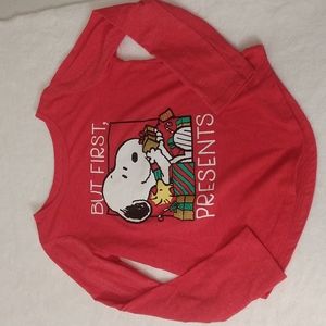 🍁 3 for $18 🏷️sale! Girls Christmas long slv tee sz 6x